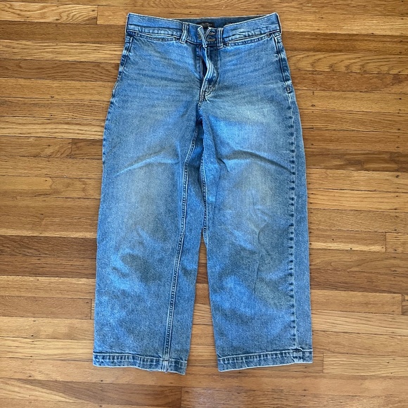 Banana Republic Barrel Leg Jeans Size 29 L - Picture 1 of 1